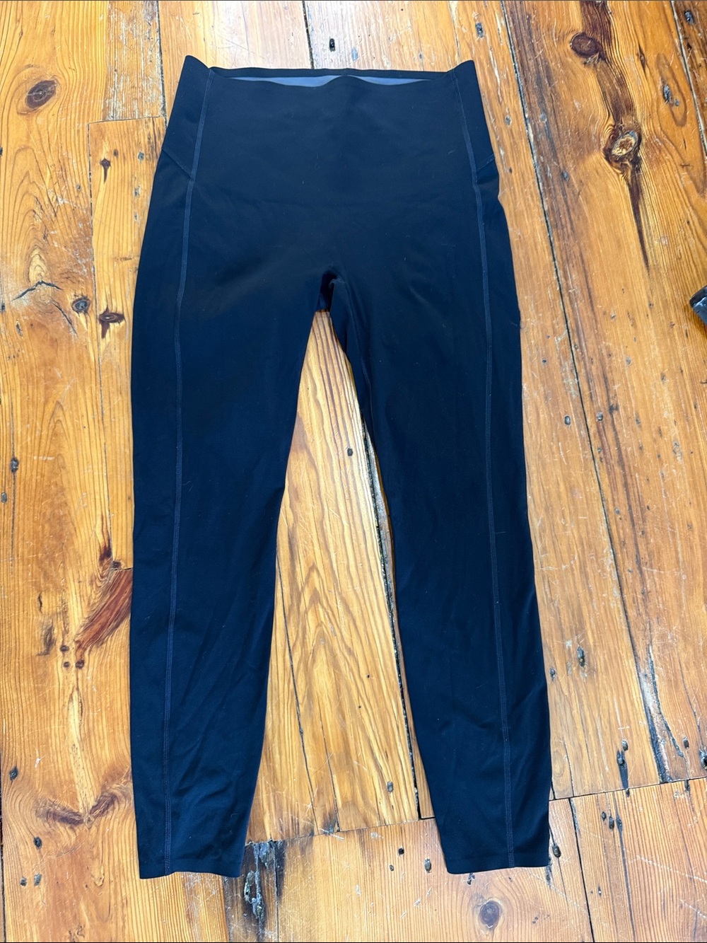 SPANX by Sara Blakey High-Waist Shaping Leggings in Black Size Large
